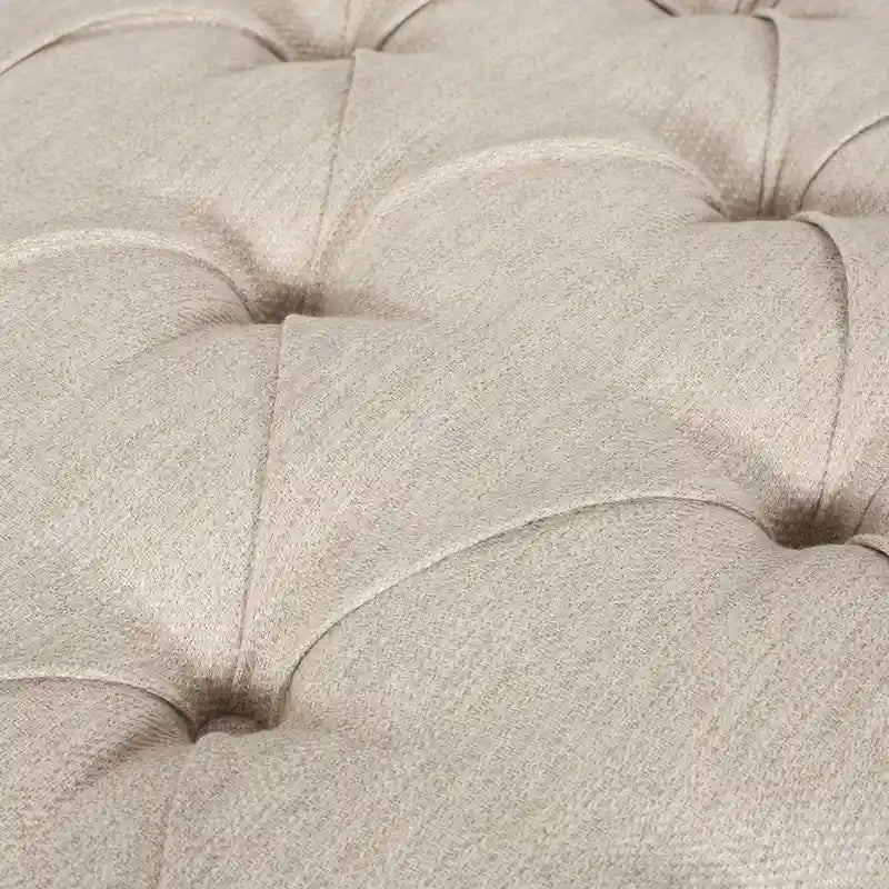 64.25" Button Lounge Chair with Birch Legs