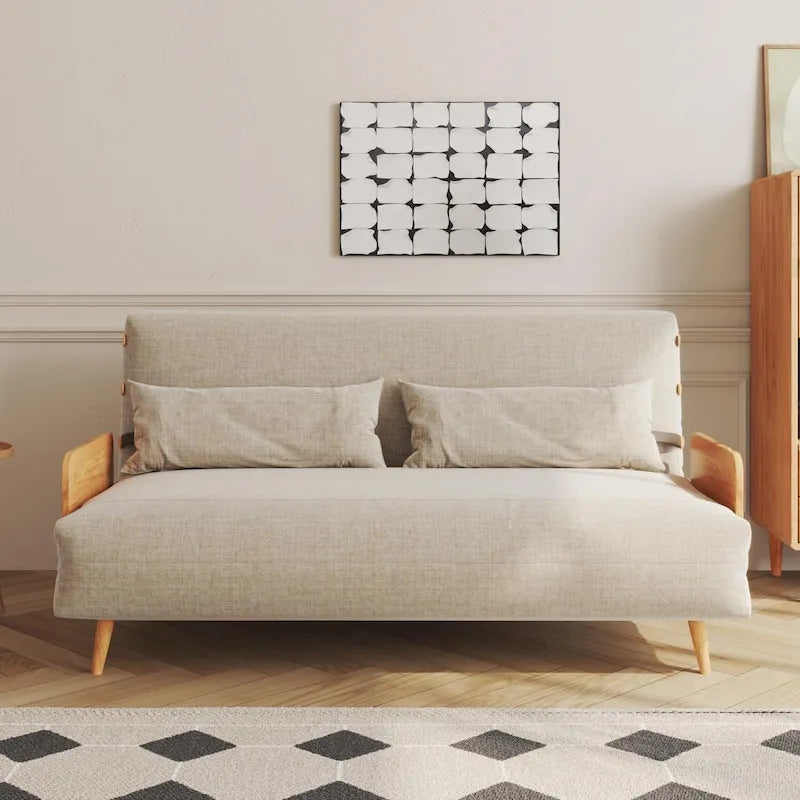 59.1" Modern Upholstered Sofa Bed