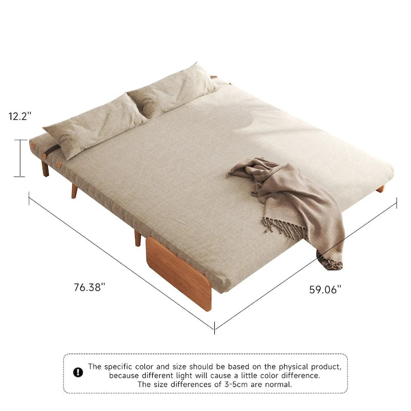 59.1" Modern Upholstered Sofa Bed