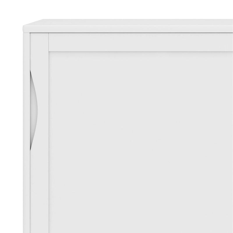 Solid Hardwood 48-Inch Mid-Century Modern Storage Cabinet - 48W x 17D x 42H