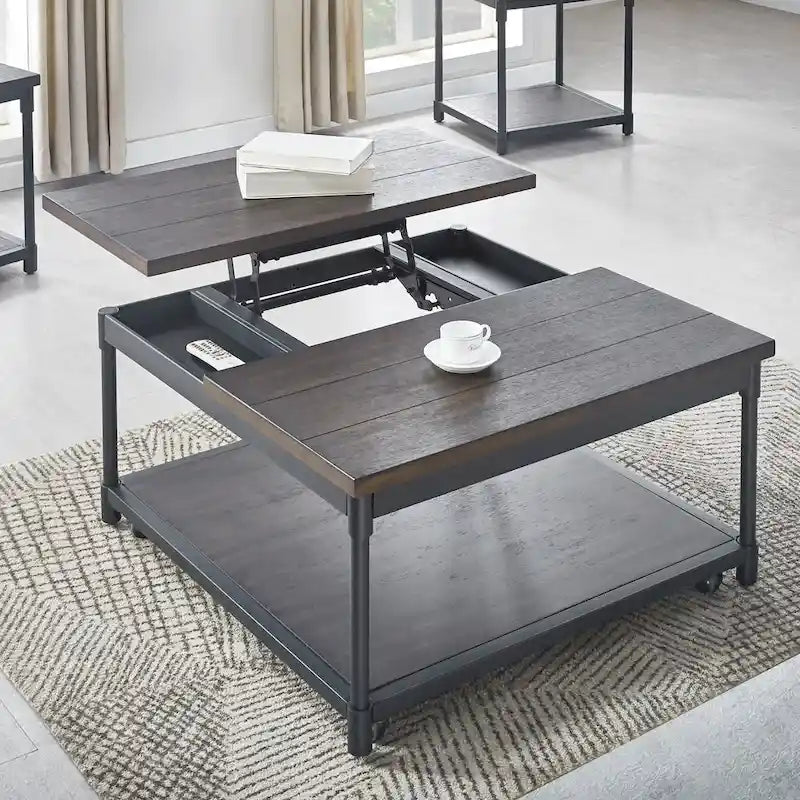 Steve Silver Pattison Lift-Top Square Coffee Table