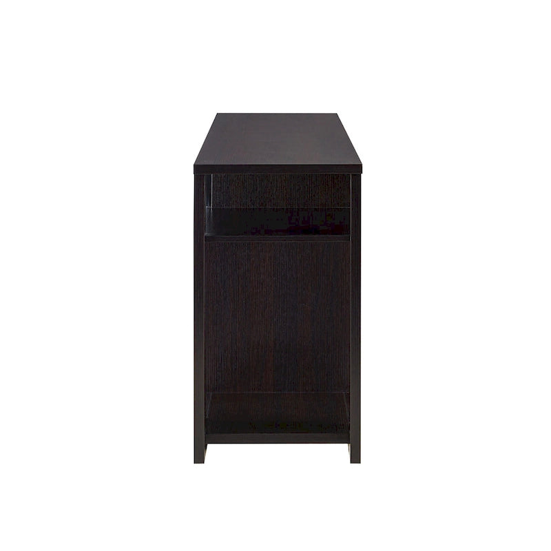 Modern 60-inch 6-Shelf 1-Drawer TV Console