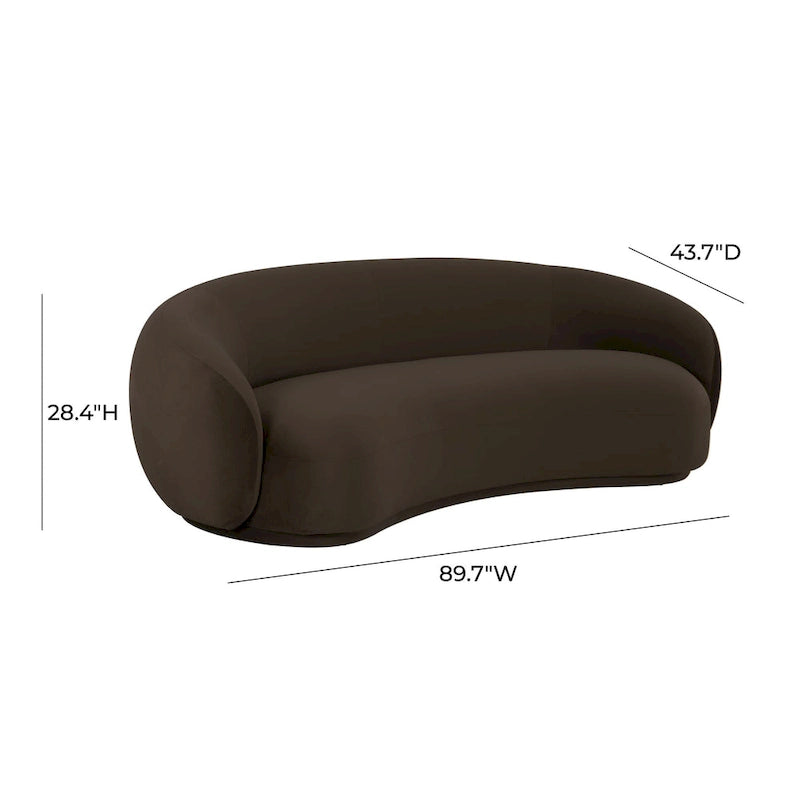 Kendall Velvet Sofa
