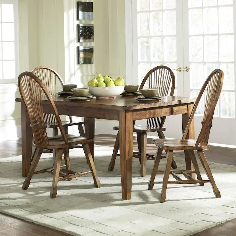 Rustic Oak 36x60 Dinette Table
