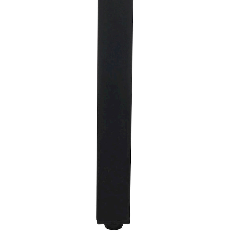 Wood Coffee Table with Black Metal Legs - 47Wx30Dx16H