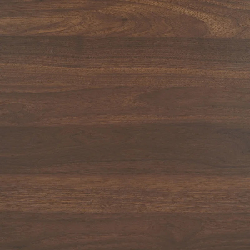 Wood Coffee Table with Black Metal Legs - 47Wx30Dx16H
