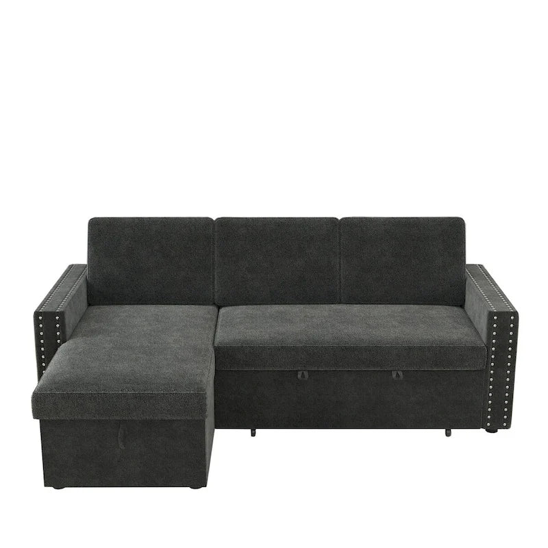 3 Seater Sleeper Sofa with Storage Chaise