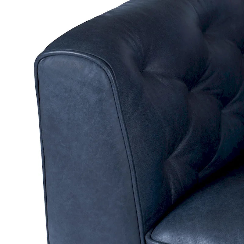 Full Grain Genuine Italian Leather Lounge Chair