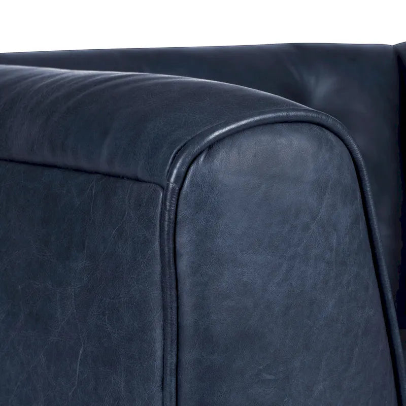 Full Grain Genuine Italian Leather Lounge Chair