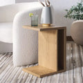 Wood C Accent Table - 14Wx13Dx20H