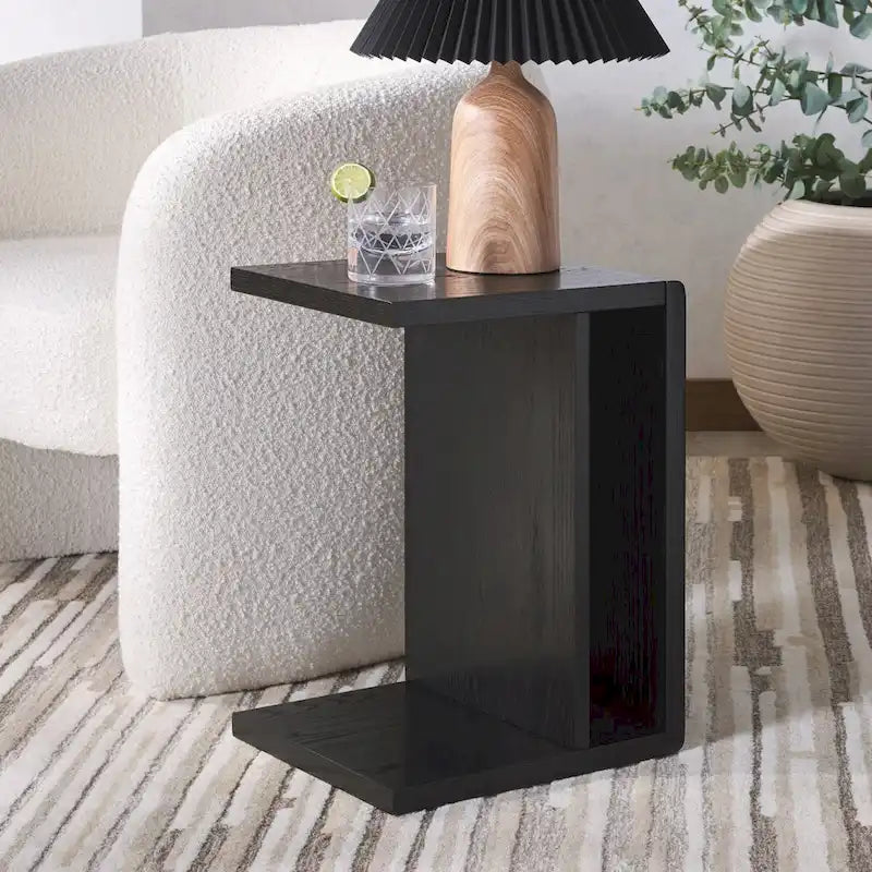 Wood C Accent Table - 14Wx13Dx20H