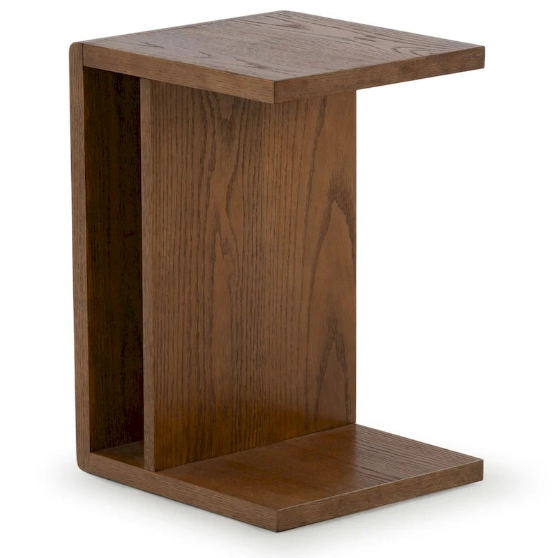 Wood C Accent Table - 14Wx13Dx20H