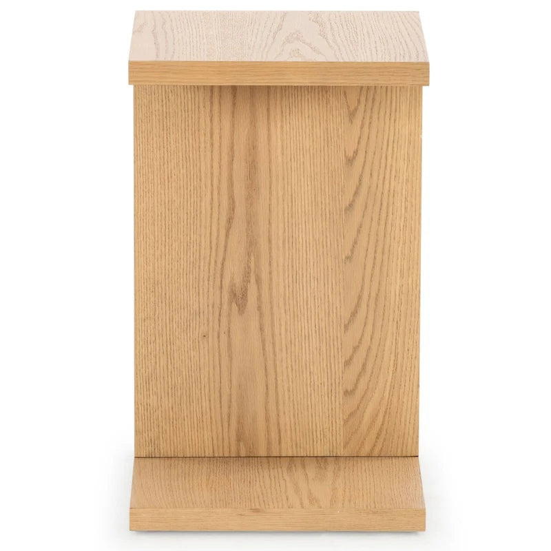 Wood C Accent Table - 14Wx13Dx20H