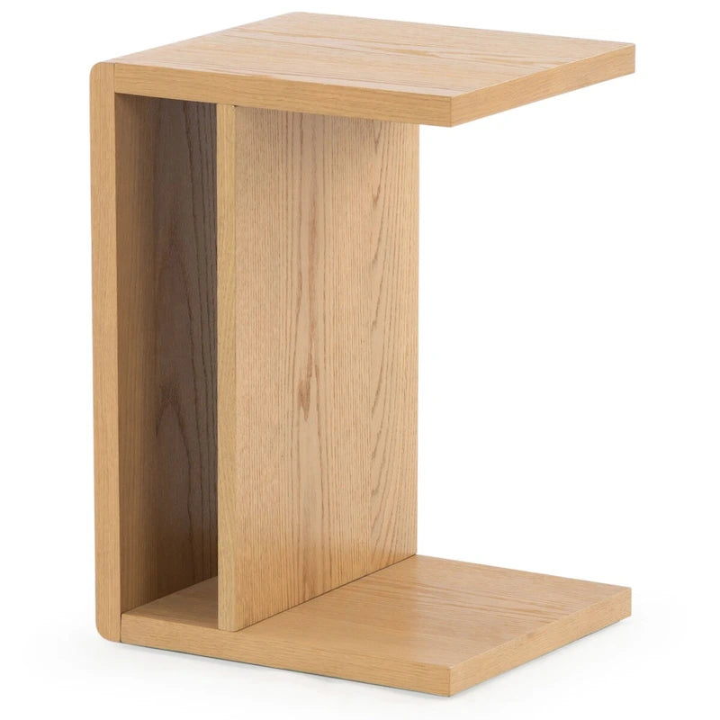 Wood C Accent Table - 14Wx13Dx20H