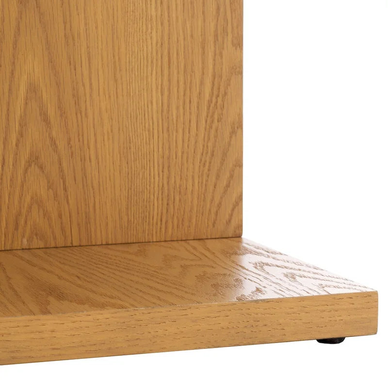 Wood C Accent Table - 14Wx13Dx20H