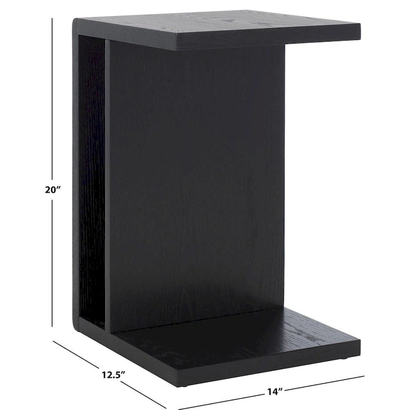 Wood C Accent Table - 14Wx13Dx20H