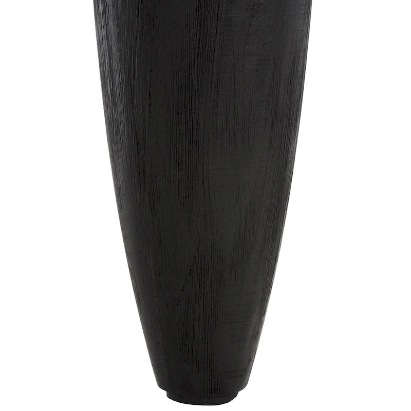 Modern Coffee Table with Black Base and Gold Legs - 28"x28"x16"